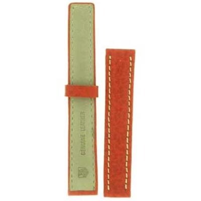 TAG Heuer SEL FC6014 WI1310 Red Calfskin Strap 15mm - Genuine OEM