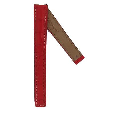 AG Heuer FC6089 WH234 6000 Alligator Strap Red 14.5mm - Genuine OEM