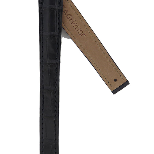 TAG Heuer 6000 FC6137 WH1311 Navy Blue Alligator Strap - Genuine OEM