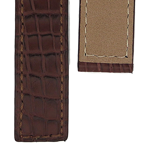 TAG Heuer Carrera WV2112 FC6169 Gold Alligator Leather Strap 18mm- Genuine OEM
