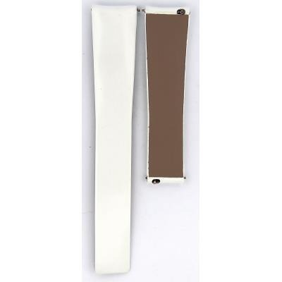 TAG Heuer New Link FC6189 CJF1310 White Calfskin Strap 17mm - Genuine OEM
