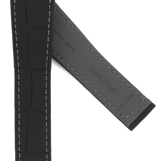 TAG Heuer Monaco V4 WAW2040 FC6288 Black Alligator Leather Strap 23mm - Genuine OEM