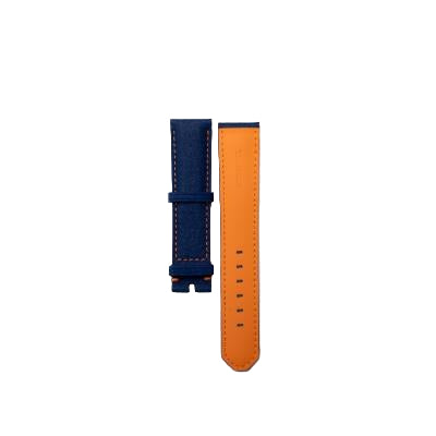 TAG Heuer Formula 1 FX8243 CAZ101AT Extra Long Blue with Orange Stitching Leather Strap 21.5mm - Genuine OEM