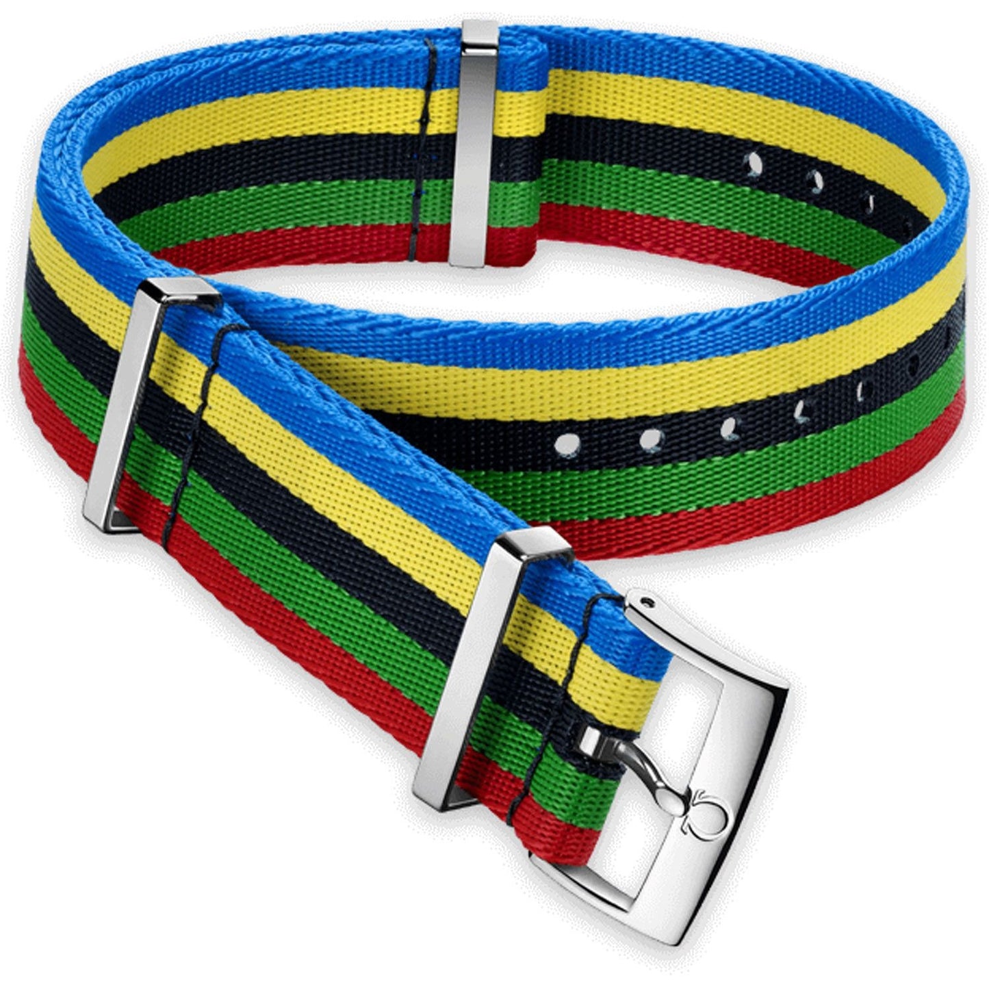 OMEGA NATO Polyamide Strap Olympic with Buckle 22mm Ref 031CWZ010738, 7613304234069 – Genuine OEM