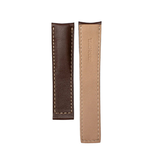 TAG Heuer FC6206 CV2013 Brown Leather Calfskin Strap 20mm - Genuine OEM